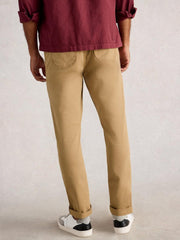 Sutton Drawstring Trouser in MID TAN