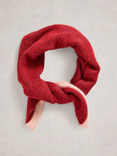 Emma Triangle Scarf in DK RED