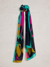 Sophie Printed Scarf in PURPLE MULTI