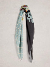 Emma Square Printed Scarf in NATURAL PRINT