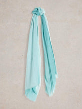 Oversized Penny Plain Scarf in LIGHT BLUE