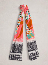Callie Printed Scarf in PINK PRINT