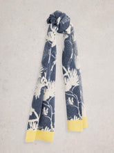 Karli Printed Scarf in NAVY MULTI
