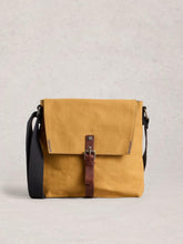 Charlie Canvas Crossbody Bag in MID CHARTREUSE