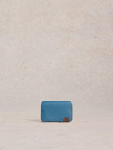 Drew Leather Cardholder in TEAL MULTI