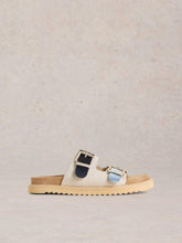 Patty Footbed Sandal in BLUE MULTI