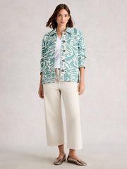 Eden Jacquard Jacket in BLUE MULTI