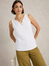 LOLA VEST in BRILLIANT WHITE