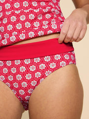 Reversible Fold Down Bottom in RED MULTI