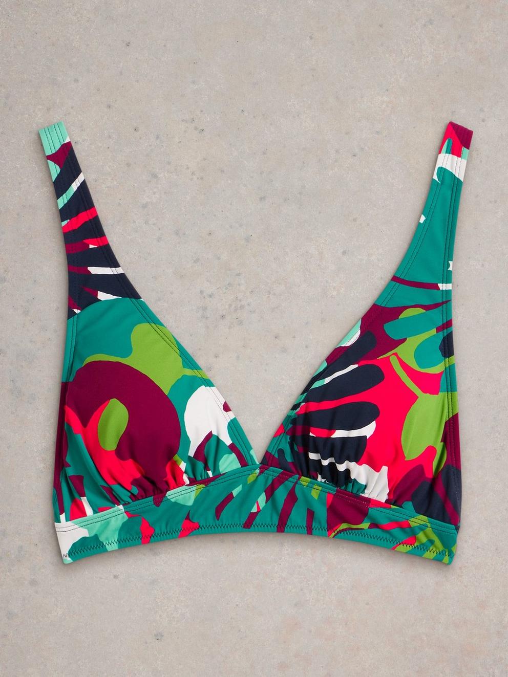 Womens Tabitha Bikini Top in NAVY MULTI