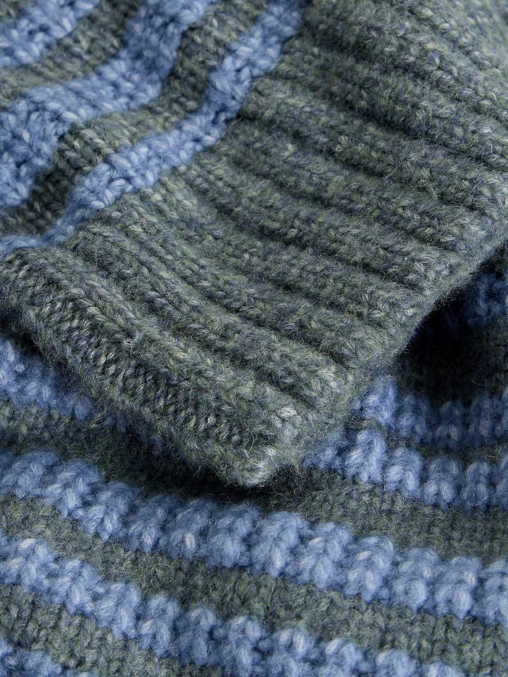 Stripe Crew Neck in BLUE MULTI