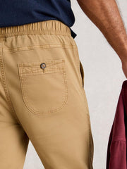 Sutton Drawstring Trouser in MID TAN