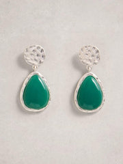Pine Statement Earring  in GREEN MULTI