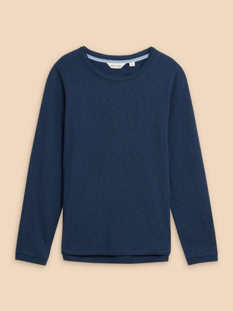 CLARA LS TEE in DARK NAVY